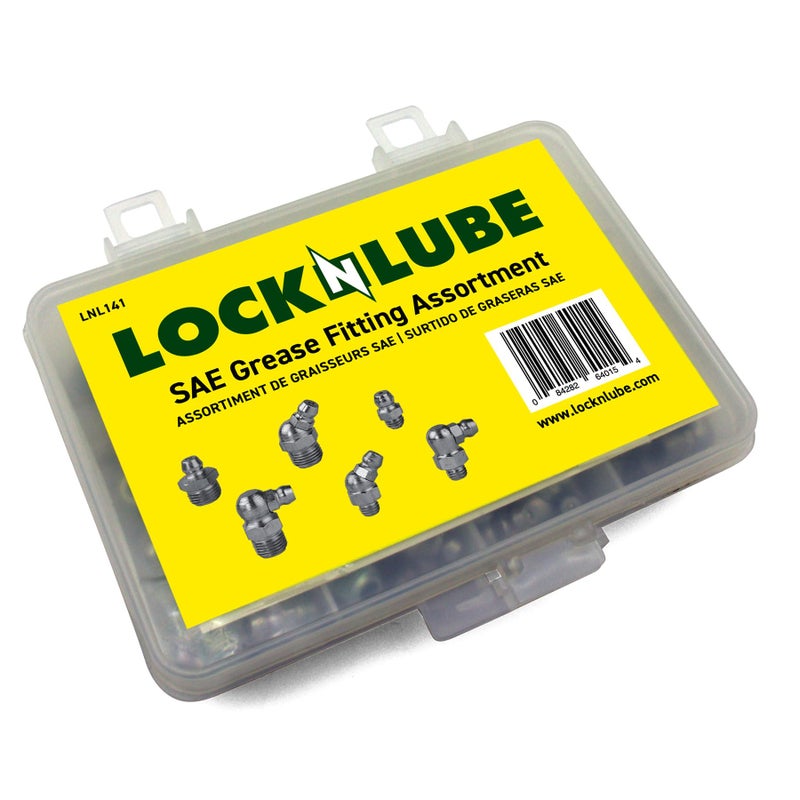 LockNLube LNL141 SAE Grease Fittings Set - Image 1